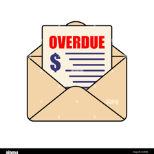 Bills and financial paperwork representing money owed