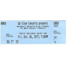 A detached ticket stub from an event.