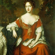 A portrait of Queen Anne, a monarch of the House of Stuart.