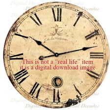 A vintage clock symbolizing time gone by