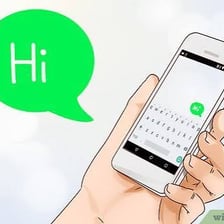 Two friends staying in contact through a phone call.