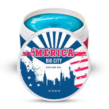 Hair styling gel products in a salon