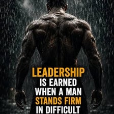 A person maintaining a confident stance despite challenging surroundings