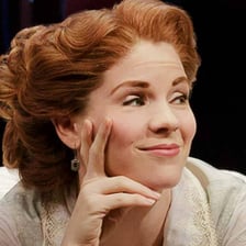 A depiction of Anna Leonowens from The King and I
