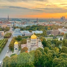 A view of Riga, Latvia's capital city