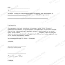 An employee receiving a notice of dismissal
