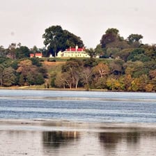 The Potomac River seen from the grounds of Mount Vernon