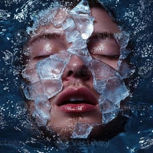 A person displaying a visibly cold or unfriendly expression.