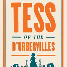 A book cover for Thomas Hardy’s Tess of the d’Urbervilles.