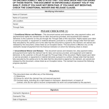 A legal document concerning a claim against property.