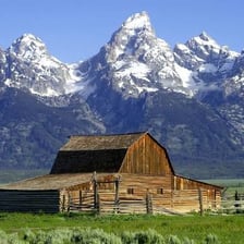The rugged peaks of Wyoming’s Teton Range