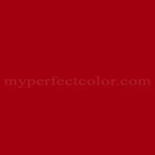 A vivid red paint swatch