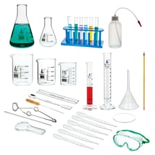 Laboratory equipment associated with biology and chemistry