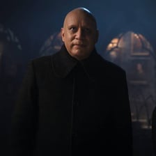 Uncle Fester character from the television series “Wednesday”