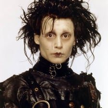 Johnny Depp as Edward Scissorhands