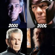 Ian McKellen as Magneto in an X-Men film.
