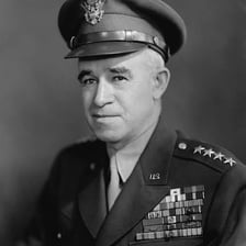 A historical portrait of General Omar Bradley