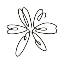 One continuous line drawn without breaks.