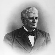 A historical portrait of plow inventor John Deere