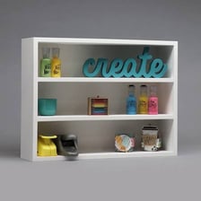 Supplies stored and ready for use