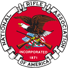 The logo of the National Rifle Association.