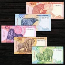 South African rand banknotes