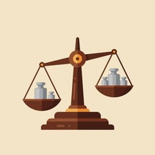 A conceptual illustration representing all factors being considered
