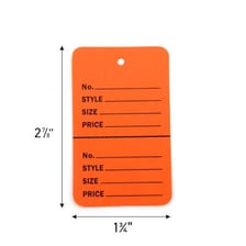 A retail price tag displaying the cost of an item.