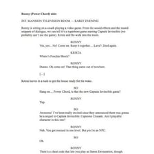 Actors auditioning while casting roles are listed