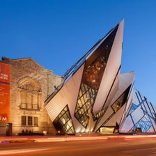 An unusually extreme or ultramodern architectural design