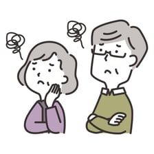 An illustration of a person repeatedly complaining about faults.