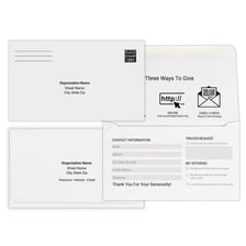 An envelope being used to send a payment