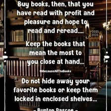 A person reading a familiar book