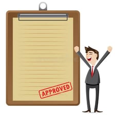 A person approving a document or proposal.