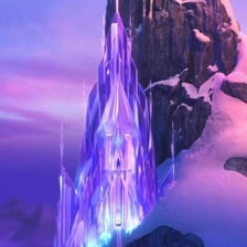 Elsa from Disney's Frozen using ice powers