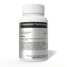 A sample of potash, a potassium-based chemical material