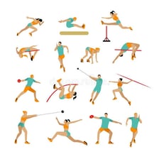 An illustration showing people in different physical stances