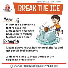 A visual illustration of a common nonliteral idiom.