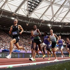 An athlete competing in an Olympic sporting event