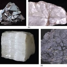 Objects displaying different degrees of glossy sheen