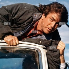Mel Gibson appearing in a scene from Lethal Weapon