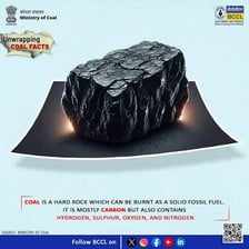 A lump of coal, a fossil fuel