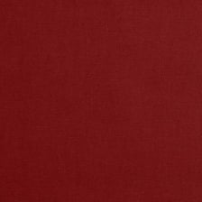A vivid scarlet-red fabric or color sample