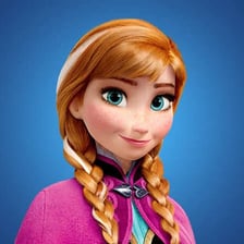 Anna, the animated character from Disney's Frozen