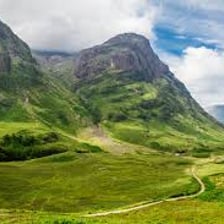 A landscape in the Scottish Highlands
