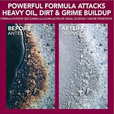 A surface covered with a visible layer of grime