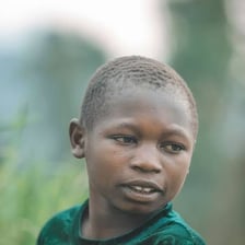 A young boy outdoors.