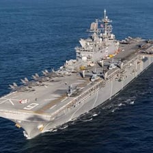 A United States Navy ship bearing a USS designation