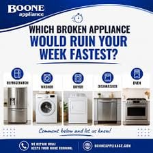 A household appliance that has stopped working.
