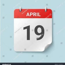 A calendar page displaying a specific date